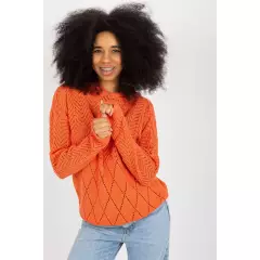 Sweter Damski Model BA-SW-2003.51P Orange - Badu