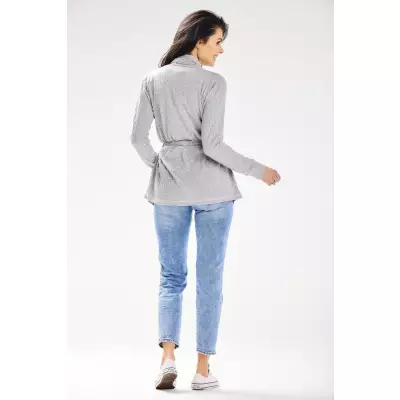 Sweter Kardigan Model A655 Grey - awama