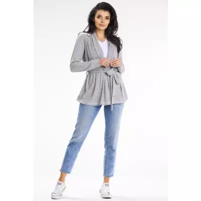 Sweter Kardigan Model A655 Grey - awama