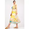 Sukienka Model DHJ-SK-15967-1.01P White/Yellow - Italy Moda