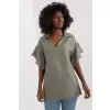 Bluzka Model DHJ-BZ-6993.06 Khaki - Italy Moda