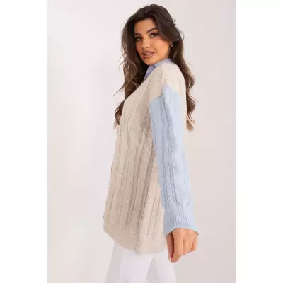 Sweter Damski Model BA-SW-0549.32 Light Blue - Badu