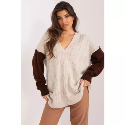 Sweter Damski Model BA-SW-0549.32 Brown - Badu