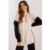 Sweter Damski Model BA-SW-0549.32 Black/Beige - Badu