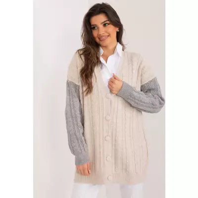 Sweter Damski Model BA-SW-0549.32 Grey - Badu