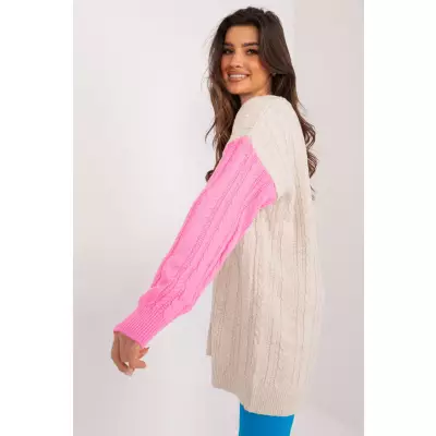 Sweter Damski Model BA-SW-0549.32 Pink - Badu