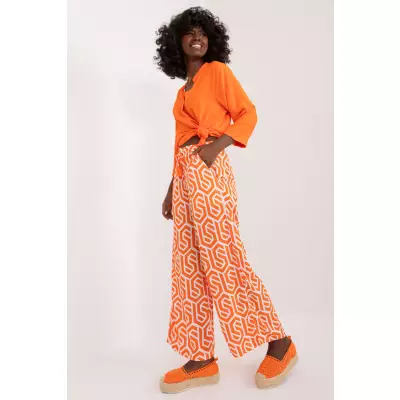 Spodnie Damskie Model D73771M62237E Orange - Sublevel