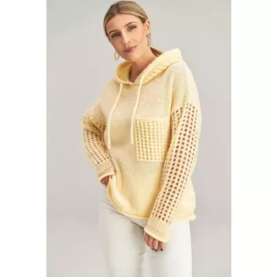 Sweter Damski Model M996 Yellow - Figl