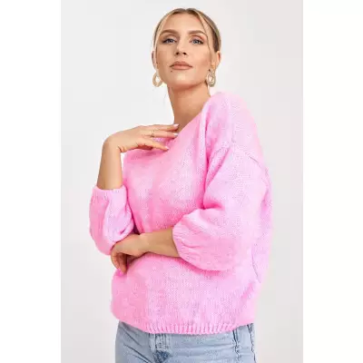 Sweter Damski Model M993 Light Pink - Figl