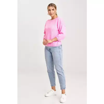 Sweter Damski Model M993 Light Pink - Figl