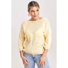 Sweter Damski Model M993 Yellow - Figl