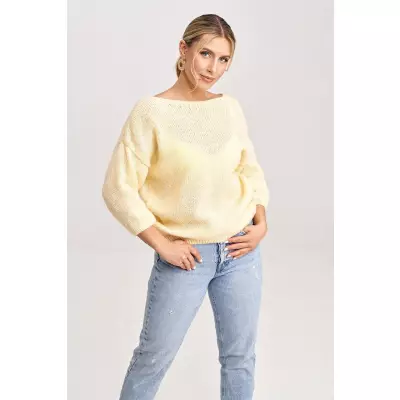 Sweter Damski Model M993 Yellow - Figl