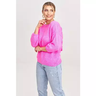 Sweter Damski Model M993 Pink - Figl