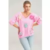 Sweter Damski Model M994 Pink - Figl