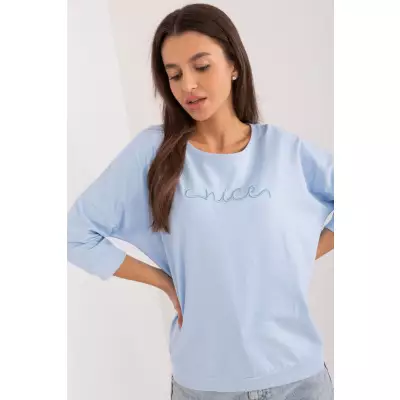 Bluza Damska Model RV-BZ-9519.22 Light Blue - Relevance