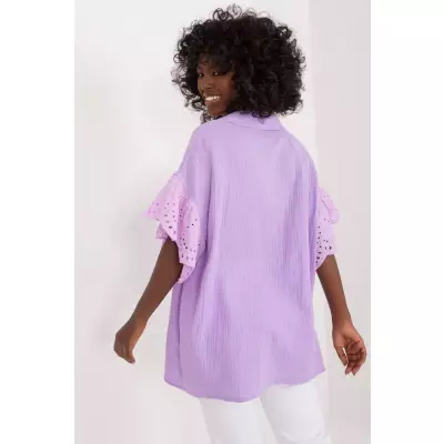 Bluzka Model DHJ-BZ-6993.06 Light Violet - Italy Moda