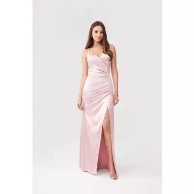 Sukienka Model Lamelia ROZ SUK0445 Pink - Roco Fashion