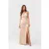 Sukienka Model Lamelia BEZ SUK0445 Beige - Roco Fashion