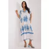 Sukienka Model DHJ-SK-17951.03X White/Blue - Italy Moda