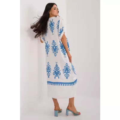 Sukienka Model DHJ-SK-17951.03X White/Blue - Italy Moda