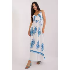 Sukienka Model DHJ-SK-16201.84 White/Blue - Italy Moda