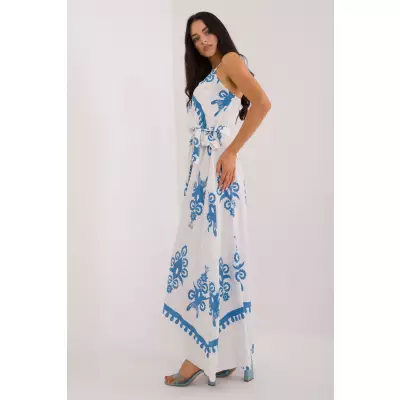 Sukienka Model DHJ-SK-16201.84 White/Blue - Italy Moda