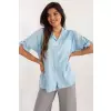 Koszula Damska Model DHJ-KS-11665.73 Light Blue - Italy Moda