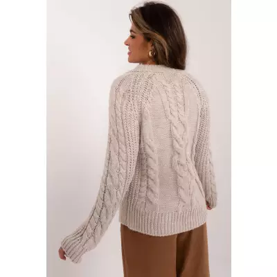 Sweter Damski Model BA-SW-1560.19 Beige - Badu