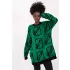 Sweter Damski Model BA-SW-0277.02 Green - Badu