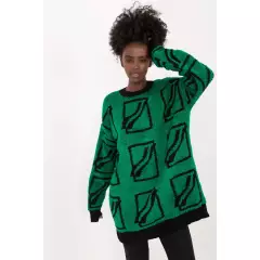 Sweter Damski Model BA-SW-0277.02 Green - Badu