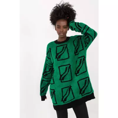 Sweter Damski Model BA-SW-0277.02 Green - Badu