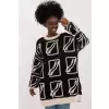 Sweter Damski Model BA-SW-0277.02 Black - Badu