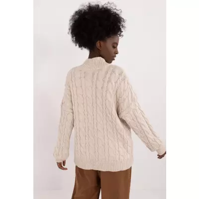 Sweter Damski Model BA-SW-0617.04 Beige - Badu