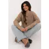 Sweter Damski Model AT-SW-2361.61 Dark Beige - AT