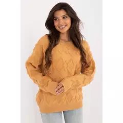 Sweter Damski Model AT-SW-2361.61 Camel - AT