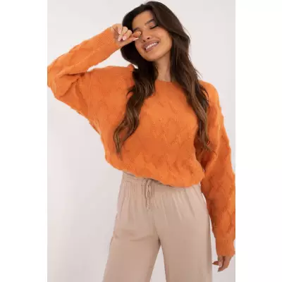 Sweter Damski Model AT-SW-2361.61 Orange - AT