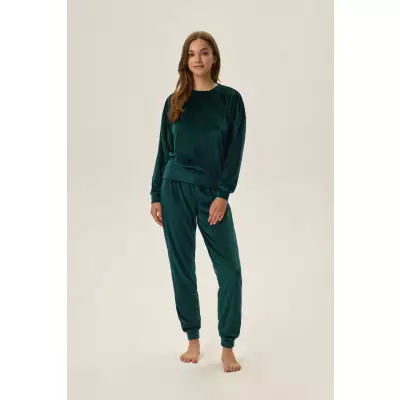 Spodnie Dres damski Model Fain 41892-79X Dark Green - Henderson