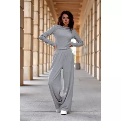 Bluzka Model Darby SZA BLU0188 Grey - Roco Fashion