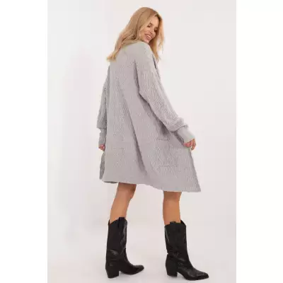 Sweter Kardigan Model AT-SW-2366.61 Grey - AT