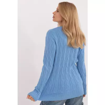 Sweter Damski Model AT-SW-2343.88 Blue - AT