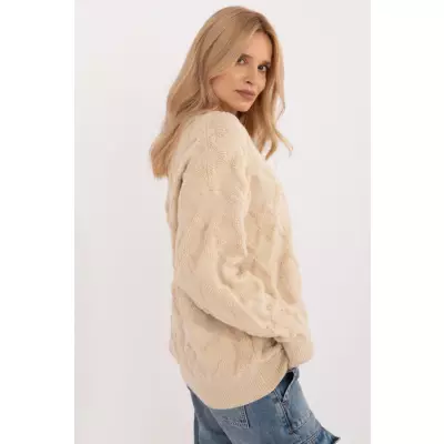 Sweter Damski Model AT-SW-2361.61 Light Beige - AT