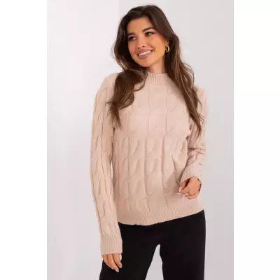 Sweter Damski Model AT-SW-2235.00P Beige - AT