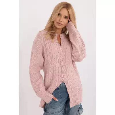 Sweter Damski Model AT-SW-23525.21 Light Pink - AT