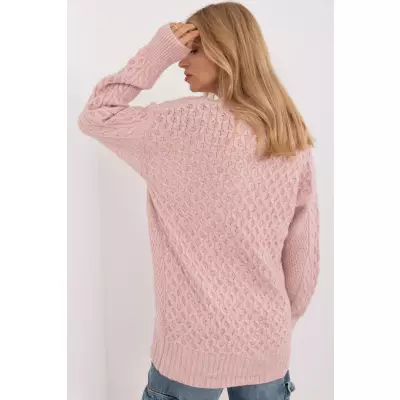 Sweter Damski Model AT-SW-23525.21 Light Pink - AT