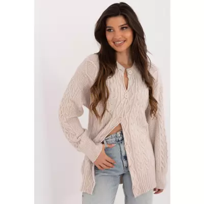 Sweter Damski Model AT-SW-23525.21 Beige - AT