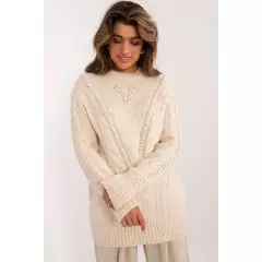 Sweter Damski Model BA-SW-0574.44 Light Beige - Badu