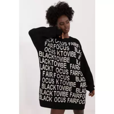 Sweter Damski Model BA-SW-0546.07 Black - Badu