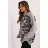 Sweter Damski Model BA-SW-0546.07 Grey - Badu