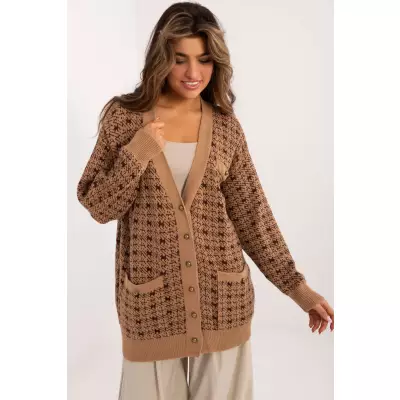 Sweter Damski Model BA-SW-0533.21 Camel - Badu