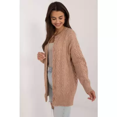 Sweter Damski Model AT-SW-23525.21 Camel - AT